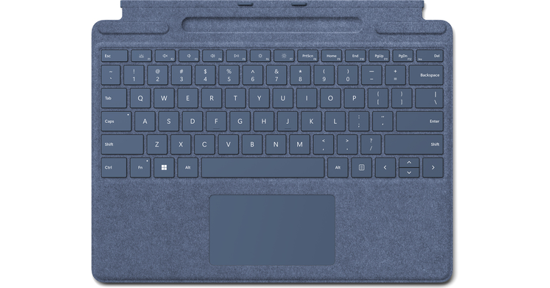 Microsoft Surface Pro Keyboard AZERTY Belgisch  Cover port Blauw