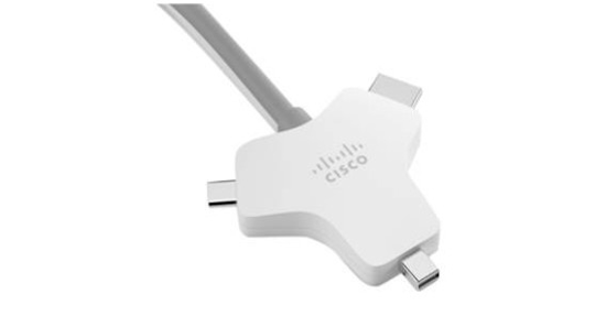 Cisco CAB-HDMI-MUL4K-9M= video kabel adapter HDMI Type A (Standaard) HDMI + Mini DisplayPort + USB Type-C Zilver