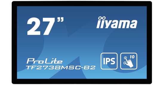 iiyama ProLite TF2738MSC-B2 computer monitor 68,6 cm (27") 1920 x 1080 Pixels Full HD LED Touchscreen Multi-gebruiker Zwart