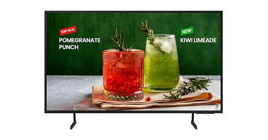 Samsung LH43BEDHLGUXEN beeldkrant Digitale signage flatscreen 109,2 cm (43") Wifi 4K Ultra HD Zwart Tizen 16/7