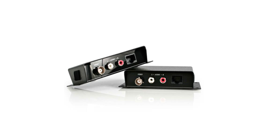 Startech Composiet Video Verlenger via Cat5 met Audio