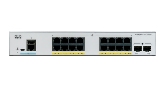 Cisco Catalyst C1000-16T-2G-L netwerk-switch Managed L2 Gigabit Ethernet (10/100/1000) Grijs