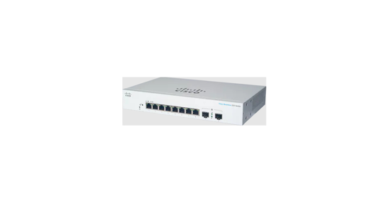 Cisco CBS220-8T-E-2G Managed L2 Gigabit Ethernet (10/100/1000) 1U Wit