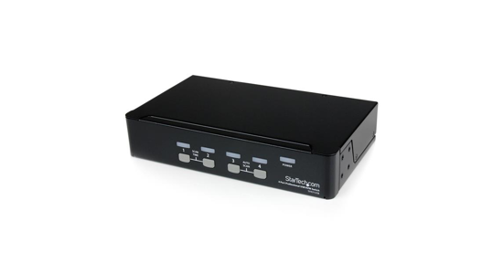 Startech 4-poort Professionele VGA USB KVM-Switch met Hub