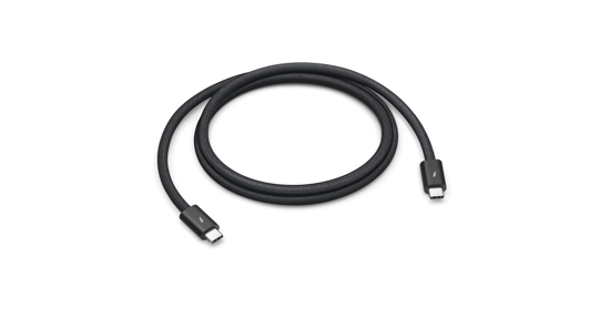 Apple MU883ZM/A USB-kabel 1 m USB4 Gen 3x2 USB C Zwart