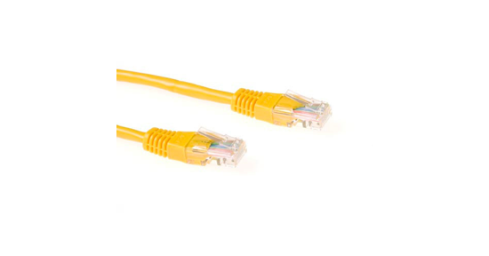 ACT Gele 2 meter UTP CAT6 patchkabel met RJ45 connectoren