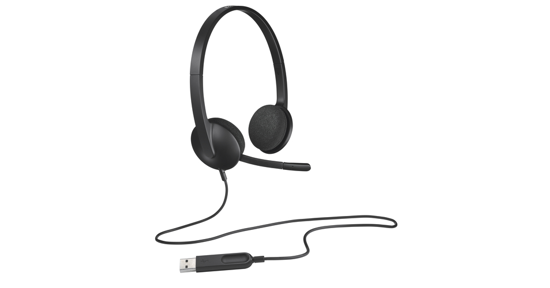 Logitech H340 USB Computer Headset Met digitale audio