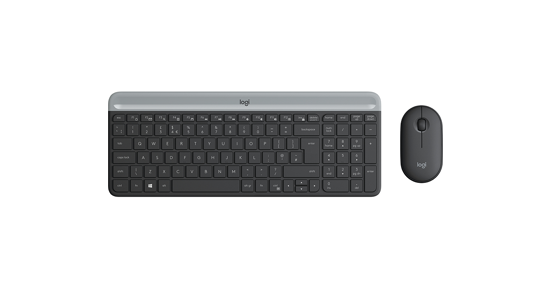 Logitech MK470 toetsenbord Inclusief muis RF Draadloos QWERTZ Duits Grafiet