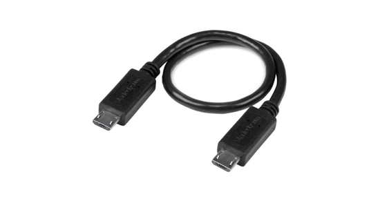 Startech 20 cm USB OTG kabel Micro USB naar Micro USB M/M USB OTG Adapter