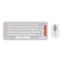 Logitech POP Icon Combo toetsenbord Inclusief muis Universeel Bluetooth QWERTZ Zwitsers Oranje, Wit