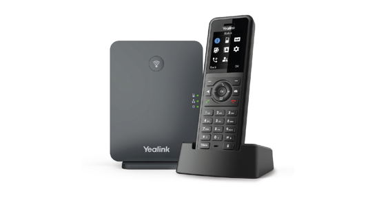 Yealink W77P IP telefoon Zwart TFT