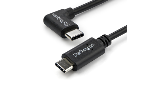 Startech USB-C kabel rechtshoekig M/M 1 m USB 2.0