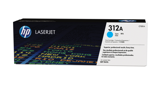 HP 312A cyaan LaserJet tonercartridge