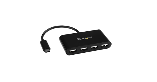 Startech 4 poort USB-C hub mini hub USB-C naar 4x USB-A USB 2.0