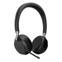 Yealink BH72 Headset Bedraad en draadloos Hoofdband Oproepen/muziek USB Type-A Bluetooth Oplaadhouder Zwart