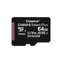 Kingston 64GB micSDXC Canvas Select Plus 100R A1 C10 enkel pakket zonder ADP