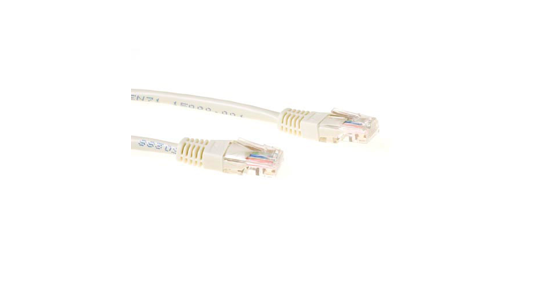 ACT Ivoor 0,5 meter UTP CAT5E patchkabel met RJ45 connectoren