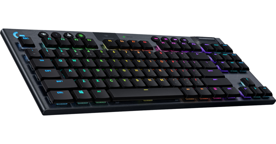 Logitech G915 Tkl toetsenbord USB AZERTY Frans Koolstof