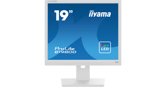 iiyama ProLite B1980D-W5 computer monitor 48,3 cm (19") 1280 x 1024 Pixels SXGA LCD Wit