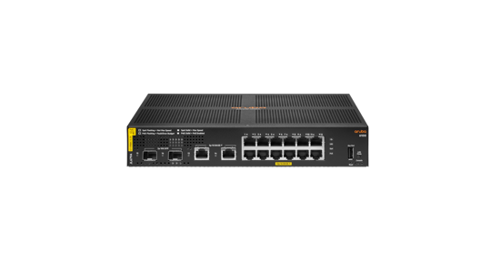 Hewlett Packerd Enterprise 6100 12G Class4 PoE 2G/2SFP+ 139W Managed L3 Gigabit Ethernet (10/100/1000) Power over Ethernet (PoE) 1U Zwart