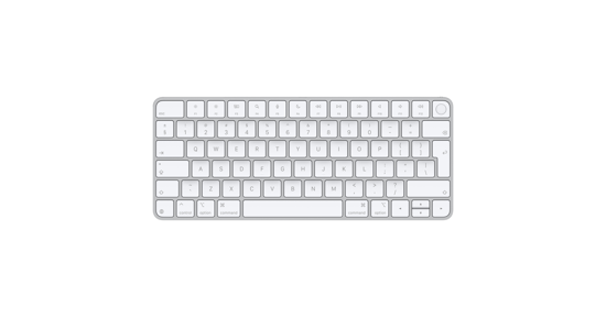 Apple Magic Keyboard met Touch ID voor Mac-modellen met Silicon - Internationaal Engels