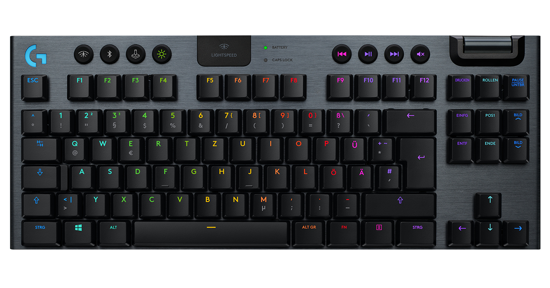 Logitech G915 Tkl toetsenbord USB QWERTZ Duits Koolstof