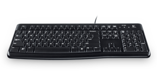 Logitech Keyboard K120 for Business toetsenbord USB QWERTZ Tsjechisch Zwart