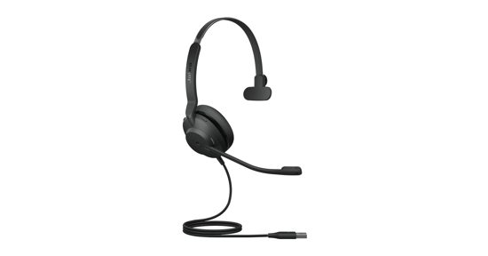 Jabra Evolve2 30 Headset Bedraad Hoofdband Kantoor/callcenter USB Type-A Zwart