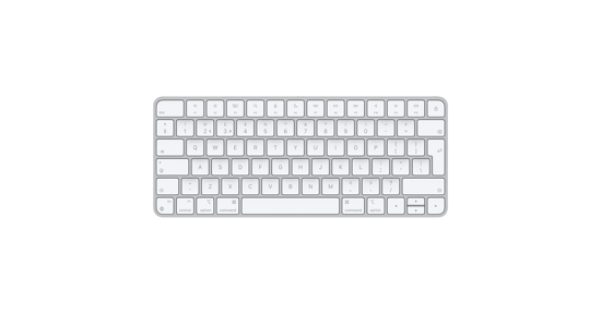 Apple Magic Keyboard toetsenbord Bluetooth QWERTY Brits Engels Wit