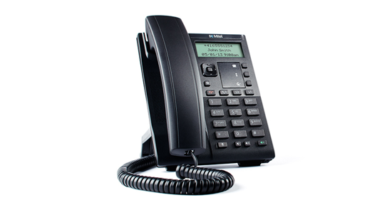 Mitel 6863 IP telefoon Zwart 2 regels LCD