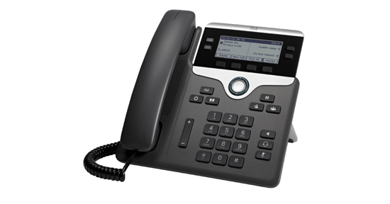 Cisco 7841 IP telefoon Zwart, Zilver 4 regels LCD