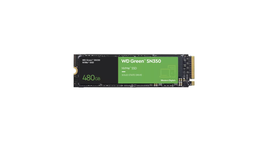 Western Digital Green SN350 M.2 480 GB PCI Express 3.0 NVMe