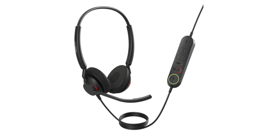 Jabra Engage 40 Headset Bedraad Hoofdband Kantoor/callcenter USB Type-A Zwart