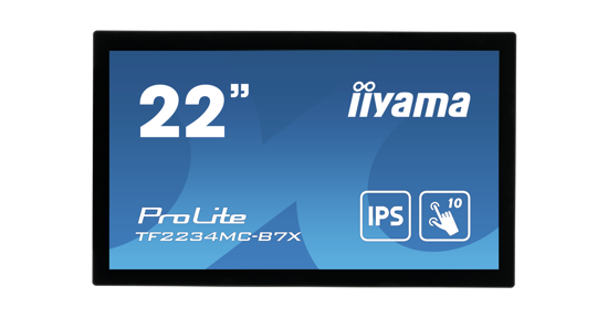 iiyama ProLite TF2234MC-B7X computer monitor 54,6 cm (21.5") 1920 x 1080 Pixels Full HD LED Touchscreen Multi-gebruiker Zwart