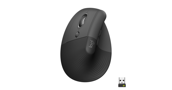 Logitech Lift muis Linkshandig RF-draadloos + Bluetooth Optisch 4000 DPI