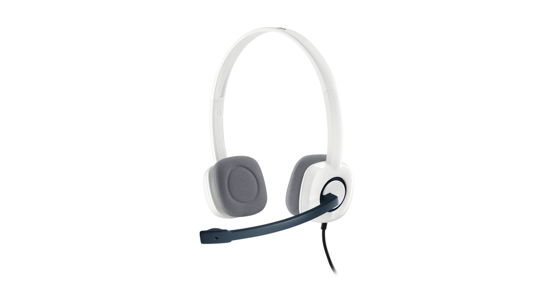 Logitech H150 Headset Bedraad Hoofdband Kantoor/callcenter Wit