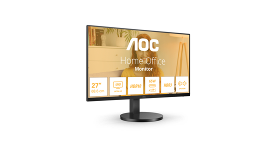 AOC B3 U27B3CF computer monitor 68,6 cm (27") 3840 x 2160 Pixels 4K Ultra HD LCD Zwart