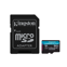 Kingston 64GB microSDXC Canvas Go Plus 170R A2 U3 V30 kaart + ADP