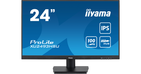 iiyama ProLite XU2493HSU-B6 computer monitor 61 cm (24") 1920 x 1080 Pixels Full HD LED Zwart