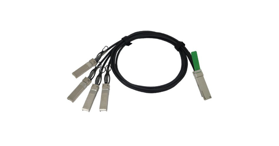 Cisco QSFP - 4xSFP10G, 5m InfiniBand en Glasvezelkabel QSFP+ 4 x SFP+ Zwart