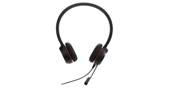 Jabra Evolve 20SE UC Stereo Headset Bedraad Hoofdband Kantoor/callcenter USB Type-A Bluetooth Zwart