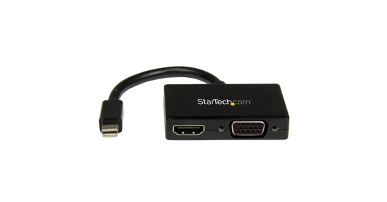 Startech A/V-reisadapter: 2-in-1 Mini DisplayPort naar HDMI of VGA converter