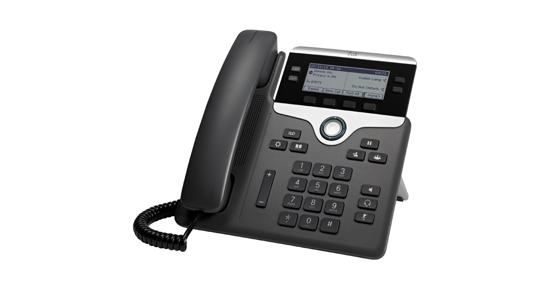 Cisco 7841 IP telefoon Zwart, Zilver 4 regels LCD