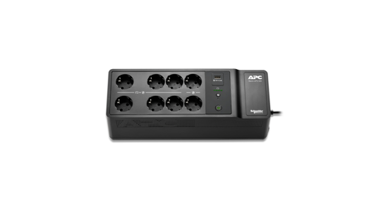 APC Back-UPS BE500G2-GR - Noodstroomvoeding 8x stopcontact, 500VA, 1 USB oplader, 1 USB datapoort