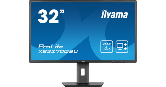 iiyama ProLite XB3270QSU-B1 computer monitor 81,3 cm (32") 2560 x 1440 Pixels Wide Quad HD LED Zwart