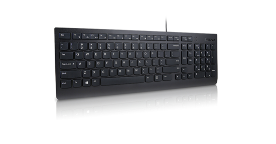 Lenovo Essential toetsenbord USB QWERTY Amerikaans Engels Zwart