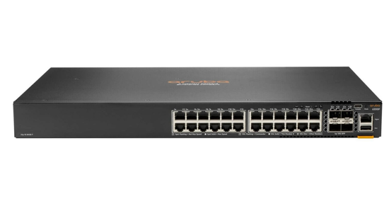 Hewlett Packerd Enterprise Aruba Networking Aruba CX 6200F 24G Class-4 PoE 4SFP+ 370W Managed L3 Gigabit Ethernet (10/100/1000) Power over Ethernet (PoE) 1U