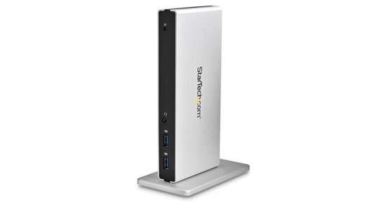 Startech Dual-monitor USB 3.0 docking station met DVI en verticale standaard