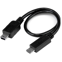 Startech 20 cm USB OTG kabel Micro USB naar Mini USB M/M USB OTG Adapter