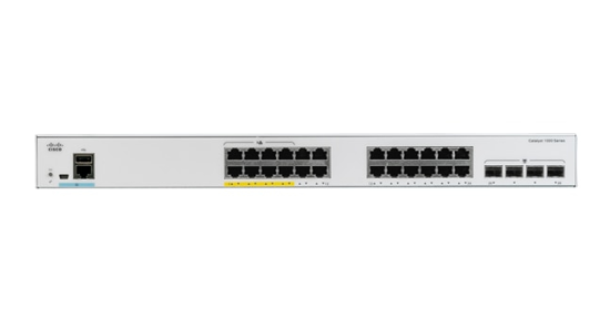 Cisco Catalyst C1000-24P-4G-L netwerk-switch Managed L2 Gigabit Ethernet (10/100/1000) Power over Ethernet (PoE) Grijs